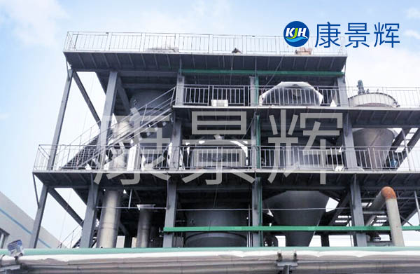 青島康景輝三效蒸發(fā)器有熱堿水、熱水、清水三種清洗功能